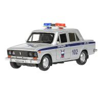 Машина Технопарк ВАЗ-2106 Жигули Полиция инерционная