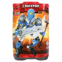 Город мастеров, Конструктор Самурай в банке (59 деталей), 2742-ZH