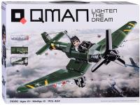 Конструктор Qman "Боевой самолет" (424 дет.)
