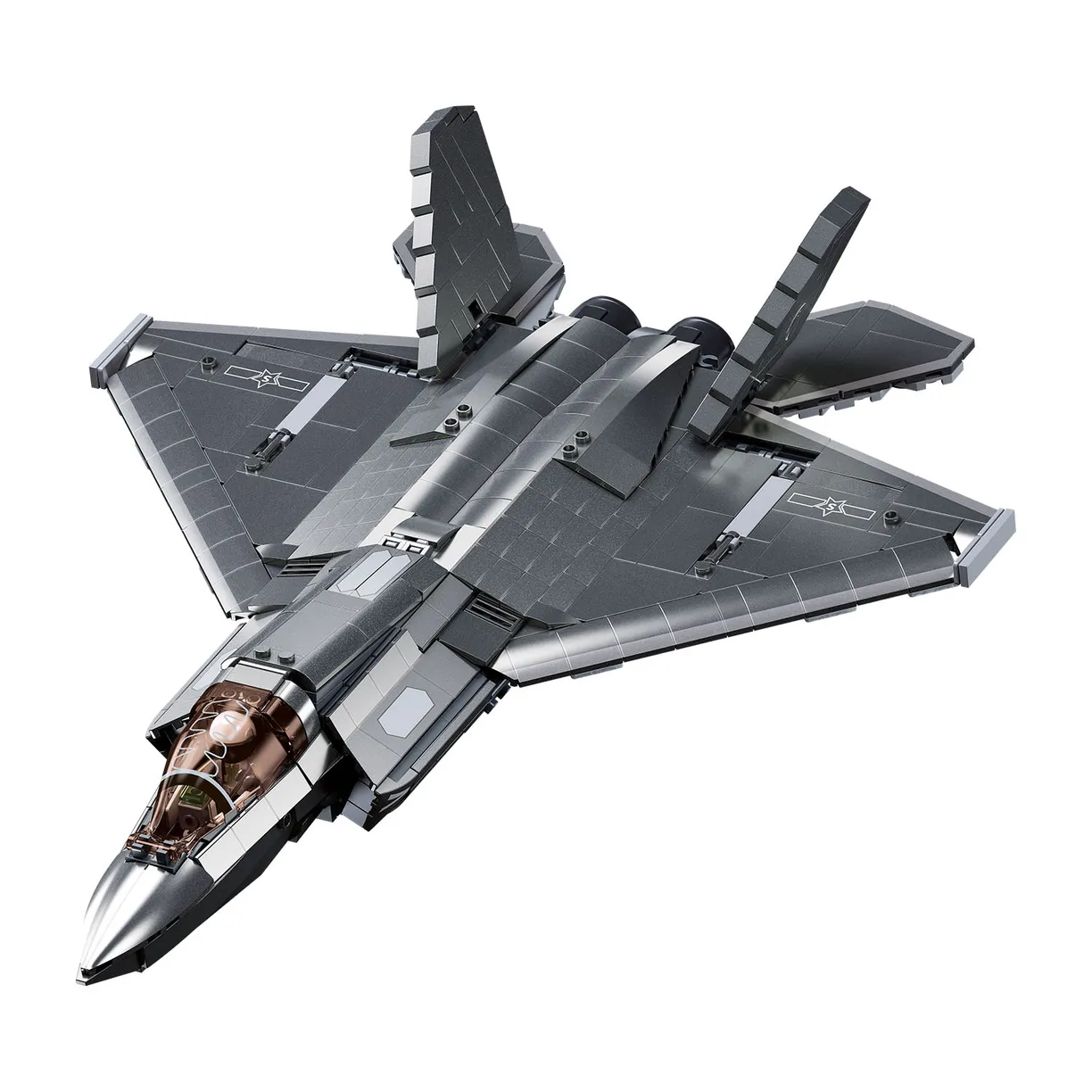 Конструктор Sluban "Истребитель J-35" (838 дет.), M38-B1186
