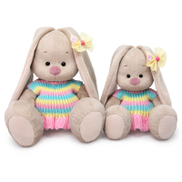 Зайка Ми в вязаном платье (большой)