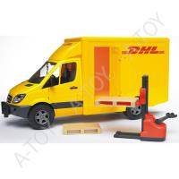 Bruder MB Sprinter фургон DHL с погрузчиком