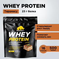 Протеин сывороточный PRIMEKRAFT "Whey Protein" с витаминами и минералами, Тирамису, 500 г
