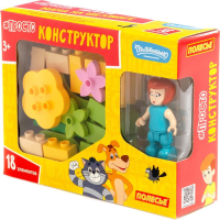 Конструктор Полесье, серия Макси - Простоквашино. Мама в саду (7 эл., в коробке) 23302