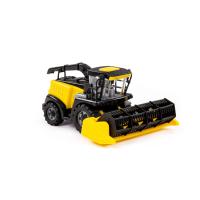 Комбайн "Полесье" №1 инерционный (жёлтый) (в сеточке)