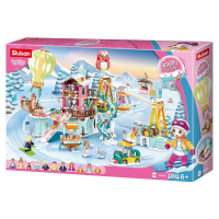 Конструктор Sluban"Горнолыжный курорт" (1065 дет.)