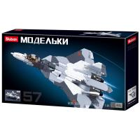 Конструктор Истребитель СУ-57, Sluban, серия Модельки, M38-B0986