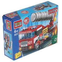 Город мастеров, Конструктор - Пожарная машина (112 дет.), 3631-KK