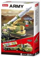 Sluban, Конструктор, серия Армия - Стационарная ракетная установка  (123 дет.), M38-B0782E
