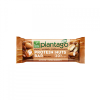 Батончик NUTS орехово-фруктовый с глазурью со вкусом «Арахис-Миндаль-Соленая карамель» PLANTAGO 40 г