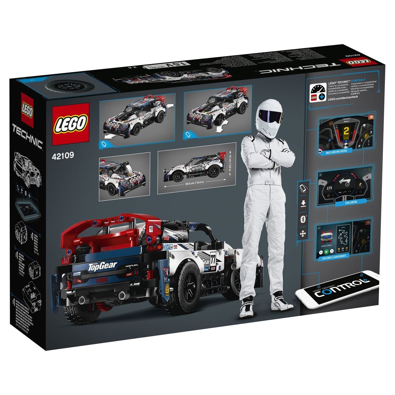 Конструктор LEGO Technic Гоночный автомобиль Top Gear 42109 - купить в  интернет магазине A-Toy.ru в Санкт-Петербурге