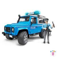 Bruder, внедорожник Land Rover Defender Station Wagon с фигуркой, 02-597