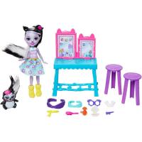 Набор игровой Enchantimals кукла с аксессуарами Сэйдж Скунси и Кейпер GJX34