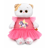 Мягкая игрушка Budi Basa  Кошечка Ли-Ли в платье с лошадкой