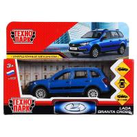 Машинка металлическая инерционная Технопарк Lada Granta Cross 12 см. синяя
