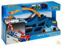 Автовоз-трансформер Трюки и Гонки на 19 машин DWN56