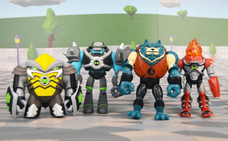 Бен 10. Возвращение фигурок из серии «Бронированный»!!!