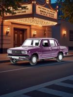 Машинка металлическая инерционная Технопарк LADA ваз-2105 (1997) 12 cm, баклажан