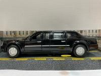 Технопарк Лимузин, металлическая модель (чёрный, свет-звук, 18 см), LIMO80208-18SL-MIX-b