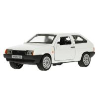 Машинка металлическая инерционная Технопарк LADA-2108 "СПУТНИК" 12 см, белая