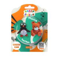 Набор для лепки "Пингвин и мишка", 297975