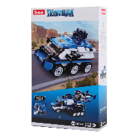 Конструктор Бронированный патрульный автомобиль, Sluban серия полиция,M38-B0760C