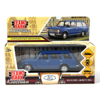 Машинка металлическая инерционная Технопарк ВАЗ-2102 12 см. синяя