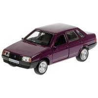 Машинка металлическая инерционная Технопарк LADA-21099 "СПУТНИК" 12 см, фиолетовая