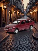 Машинка металлическая инерционная Технопарк LADA -2114 "SAMARA", 12 см,  фиолетовая