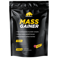 Гейнер белково-углеводный PRIMEKRAFT/ MASS GAINER для набора массы со вкусом Клубника-Банан 1000 гр