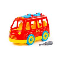 Полесье, Конструктор-транспорт "Автобус" (26 элементов) (в сеточке), 71248