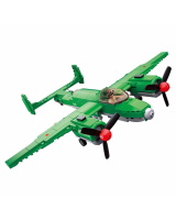 Советский Бомбардировщик ПЕ-2 (29 см, 311 дет) Конструктор Sluban M38-B0688