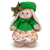 Зайка Ми в зеленой курточке и берете (большой) StM-564