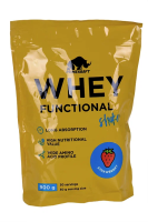 Протеиновый  коктейль Whey Protein Shake со вкусом «Клубника» (Strawberry), дойпак 500гр