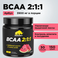 Аминокислоты PRIMEKRAFT BCAA 2:1:1 (БЦАА) со вкусом Арбуз, 150 г