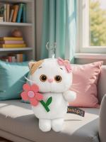 Мягкая игрушка Budi Basa Кошечка Ли-Ли с цветочком