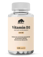 БАД Primekraft "Витамин D3 600 ME" ("Vitamin D3 600 ME "), банка 120 капс.
