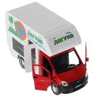 Технопарк, Модель мет. ГАЗЕЛЬ NEXT АВТОДОМ (15 см,красный), NEXTHOME-15-RDWH