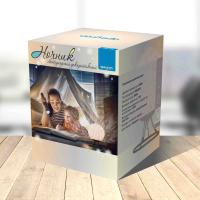 Apeyron Ночник светодиодный из ротанга 220V 2W 6 диодов 3200K 200lm 15x15x18см бежевый 12-82