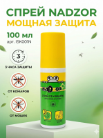 Nadzor Спрей 100мл. От комаров и мошек ISK001N