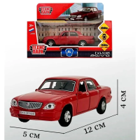 Машинка металлическая инерционная Технопарк ГАЗ -31105 Волга  12 см. красная