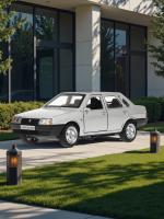 Машинка металлическая инерционная Технопарк LADA-21099 "СПУТНИК" 12 см, серебристая