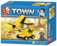 Конструктор Экскаватор, Sluban серия Город, M38-B0176