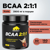 Аминокислоты PRIMEKRAFT BCAA 2:1:1 (БЦАА) со вкусом Кола, 150 г 