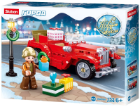 Конструктор Sluban "Машина с подарками" (153 дет.), M38-B0889B
