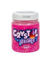 Слайм Crystal Slime розовый, 250г