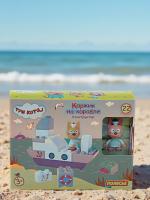 Конструктор Полесье "Макси" - "Три кота. Коржик на корабле", 22 эл.