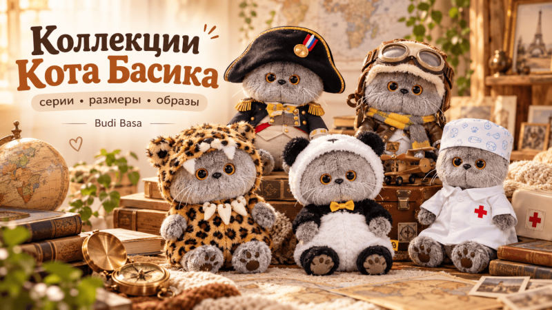 Коллекции Кота Басика Budi Basa