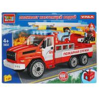 Город мастеров, Конструктор - УРАЛ некст Пожарная машина (поливает водой), 3604-KK