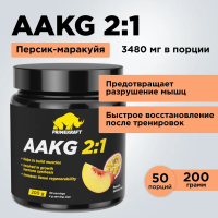 Аминокислота Prime Kraft AAKG 2:1, peach-passion fruit (персик-маракуйя) 200 г
